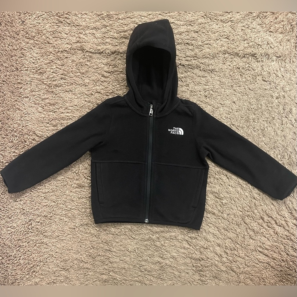 The North Face Kids Black Zip-Up Hoodie